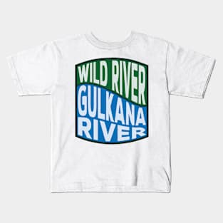 Gulkana River Wild River Wave Kids T-Shirt